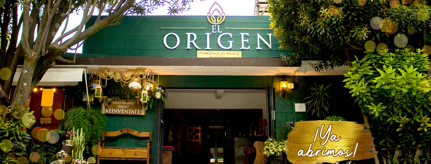 Fachada de El Origen restaurante